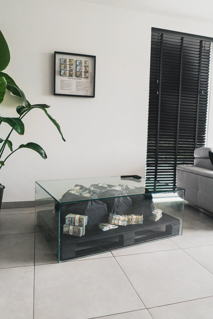 Sokak Dolar Parası Sehpası - Cesur ve Asi Bir İfade